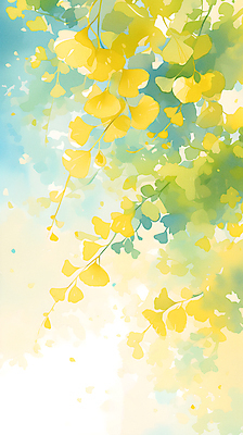 JPG 잎 꽃무늬 일러스트 사람없음 노란색 카피스페이스 국내일러스트 AI일러스트 AI콘텐츠 식물 꽃 컬러 무늬 공백 파일형식