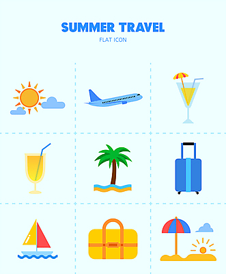 구름 아이콘 여행 하늘색 요트 휴가 비행기 해변 사람없음 여름 야자수 태양 캐리어 여행가방 칵테일 2D아이콘 AI파일 자연요소 나무 계절 바다 배_교통 가방 항공교통 대중교통 주류 파란색 파일형식 벡터