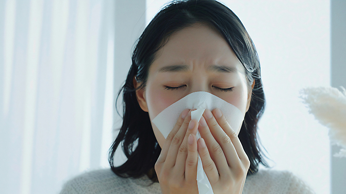 JPG 편집이미지 여자 한명 성인 앞모습 눈감음 고통 찡그림 화장지 디지털합성 먼지 닦기 알레르기 비염 재채기 환절기 의료성형뷰티 성인여자한명만 꽃가루알레르기 편집실사 AI인물포토 AI콘텐츠 1 계절 감정 뷰포인트 모션 표정 사람 질병 CG 여자한명만 성인여자만 파일형식 AI포토