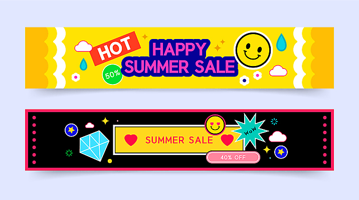 구름 템플릿 배너 배너템플릿 가로배너 스티커 표정 이벤트 사람없음 여름 반짝임 세일 현수막 물방울 하트 즐거움 다이아몬드 HOT 배너세트 AI파일 자연요소 모양 계절 감정 모션 가로 세트 보석 파일형식 벡터