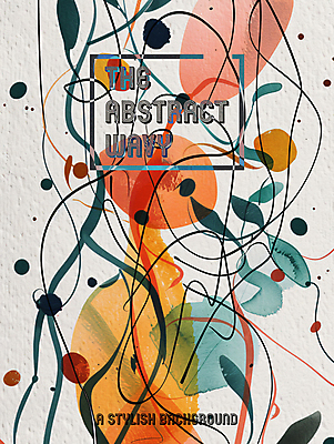 PSD 디자인 포스터 선 잎 일러스트 추상 사람없음 컬러풀 화려 디지털합성 모던 그림 작품 창의력 스타일 국내일러스트 식물 컬러 컨셉 무늬 미술 파일형식