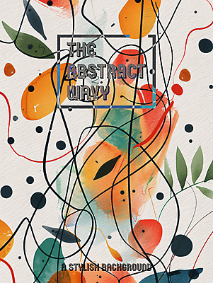 PSD 디자인 포스터 선 잎 일러스트 추상 사람없음 컬러풀 화려 디지털합성 모던 그림 작품 창의력 스타일 국내일러스트 식물 컬러 컨셉 무늬 미술 파일형식