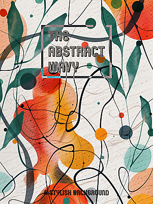 PSD 디자인 포스터 선 잎 일러스트 추상 사람없음 컬러풀 화려 디지털합성 모던 그림 작품 창의력 스타일 국내일러스트 식물 컬러 컨셉 무늬 미술 파일형식