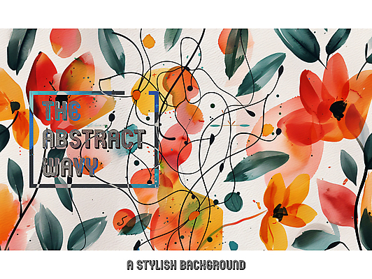 PSD 디자인 포스터 선 잎 일러스트 추상 사람없음 컬러풀 화려 디지털합성 모던 그림 작품 창의력 스타일 국내일러스트 식물 컬러 컨셉 무늬 미술 파일형식