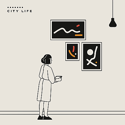 전신 여자 문화 예술 선 액자 일러스트 추상 전등 미술 한명 들기 성인 태블릿 감상 흰색 라인아트 문화생활 성인여자한명만 국내일러스트 AI파일 1 라이프스타일 컬러 무늬 모션 문화예술 조명 사람 전자제품 스마트기기 여자한명만 성인여자만 파일형식 벡터