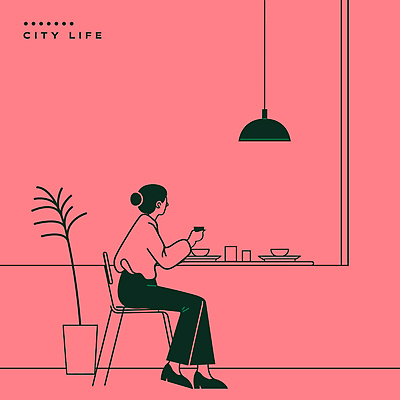 전신 접시 여자 화분 화초 커피 분홍색 의자 일러스트 탁자 휴식 전등 한명 들기 성인 취미 라인아트 성인여자한명만 국내일러스트 AI파일 식물 1 식기 음료 선 컬러 가구 컨셉 모션 조명 사람 여자한명만 성인여자만 파일형식 벡터