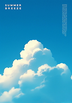 PSD 구름 포스터 여행 일러스트 자연 하늘 비행기 사람없음 파란색 국내일러스트 자연요소 컬러 항공교통 대중교통 생태계 파일형식