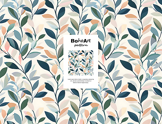 PSD 편집이미지 패턴 자연 나뭇잎 사람없음 장식 컬러풀 분위기 이미지편집 컬러 컨셉 잎 무늬 생태계 파일형식