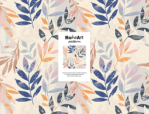 PSD 편집이미지 패턴 자연 나뭇잎 사람없음 장식 컬러풀 분위기 이미지편집 컬러 컨셉 잎 무늬 생태계 파일형식