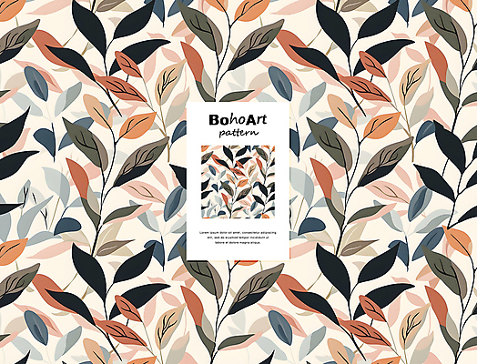 PSD 편집이미지 패턴 자연 나뭇잎 사람없음 장식 컬러풀 분위기 이미지편집 컬러 컨셉 잎 무늬 생태계 파일형식