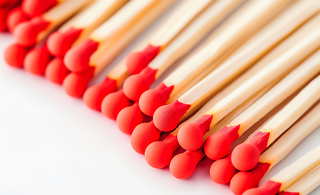 JPG 편집이미지 사람없음 성냥 가득함 오브젝트 카피스페이스 편집실사 AI포토 AI콘텐츠 공백 CG 파일형식