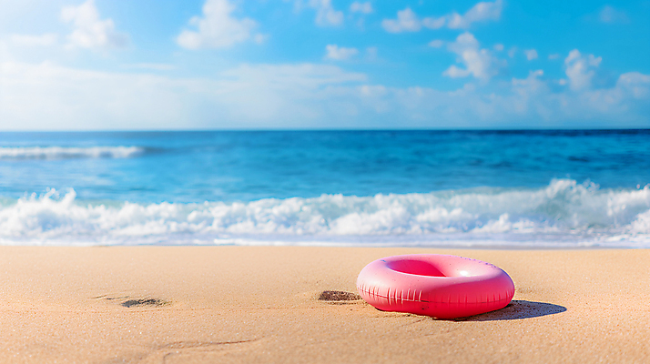 JPG 편집이미지 모래 파도 해변 사람없음 여름 모래사장 튜브 모래놀이 편집실사 AI포토 AI콘텐츠 계절 바다 놀이 CG 파일형식