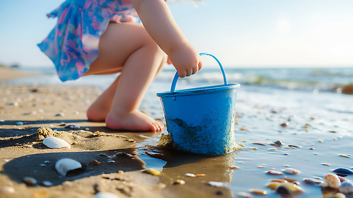 JPG 편집이미지 여자 어린이 모래 바다 한명 소녀 해변 여름 바구니 하반신 잡기 양동이 모래놀이 웅크림 소녀한명만 편집실사 AI인물포토 AI콘텐츠 1 계절 모션 놀이 사람 CG 여자한명만 소녀만 파일형식 AI포토
