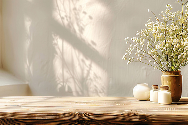 JPG 편집이미지 꽃 거실 탁자 그림자 사람없음 목재 햇빛 꽃병 분위기 감성 나무탁자 우드 편집실사 AI포토 AI콘텐츠 나무 식물 가구 컨셉 재료 태양 CG 파일형식