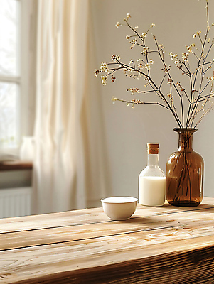 JPG 편집이미지 꽃 거실 탁자 잔 사람없음 목재 햇빛 꽃병 분위기 감성 나무탁자 우드 편집실사 AI포토 AI콘텐츠 나무 식물 식기 가구 컨셉 재료 태양 CG 파일형식