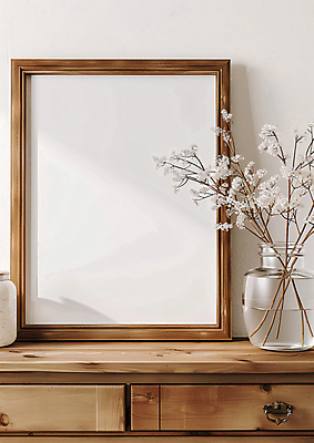 JPG 편집이미지 벽 액자 거실 휴식 그림자 사람없음 인테리어 햇빛 꽃병 공간 나뭇가지 편안함 서랍장 목재가구 카피스페이스 편집실사 AI포토 AI콘텐츠 나무 디자인 꽃 가구 컨셉 태양 공백 감각 CG 파일형식