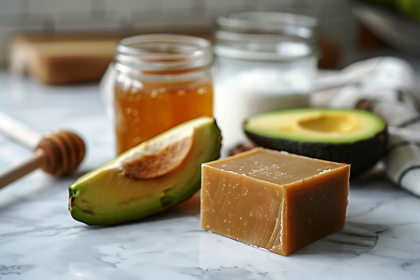 JPG 편집이미지 단면 사람없음 뷰티 디지털합성 친환경 유기농 대리석 천연 꿀 아보카도 수제비누 핸드메이드 허니디퍼 홈메이드 비건 편집실사 AI포토 AI콘텐츠 웰빙 과일 재료 환경 도구 CG 만들기 비누 채식주의자 파일형식