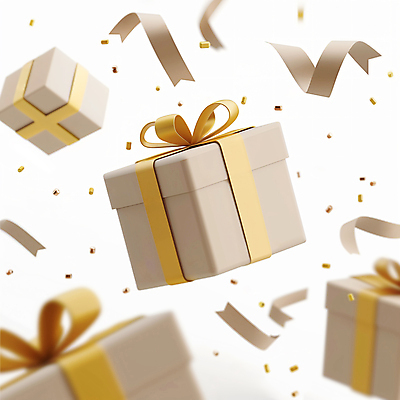 JPG 편집이미지 리본 이벤트 사람없음 선물상자 3D 축하 생일 떨어짐 꽃가루 베이지색 편집3D AI컴퓨터그래픽 AI콘텐츠 기념일 컬러 컨셉 선물 상자 가루 디지털합성 파일형식