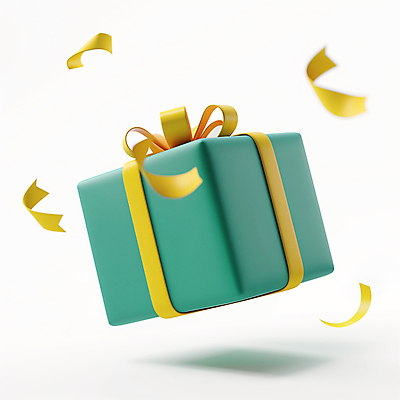 JPG 편집이미지 리본 이벤트 사람없음 초록색 선물상자 3D 축하 생일 떨어짐 꽃가루 편집3D AI컴퓨터그래픽 AI콘텐츠 기념일 컬러 컨셉 선물 상자 가루 디지털합성 파일형식