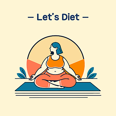 전신 식물 여자 다이어트 일러스트 요가 한명 성인 컬러풀 운동 매트 명상 필라테스 성인여자한명만 벡터 국내일러스트 AI파일 1 웰빙 컬러 건강 사람 여자한명만 성인여자만 파일형식