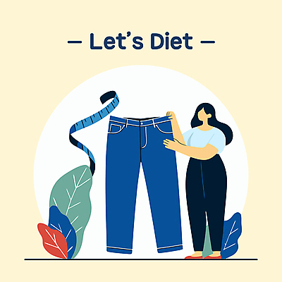 전신 식물 여자 패션 다이어트 일러스트 줄자 한명 들기 성인 컬러풀 청바지 잡기 큼 성인여자한명만 벡터 국내일러스트 AI파일 1 컬러 바지 모션 자 건강 사람 크기 여자한명만 성인여자만 파일형식