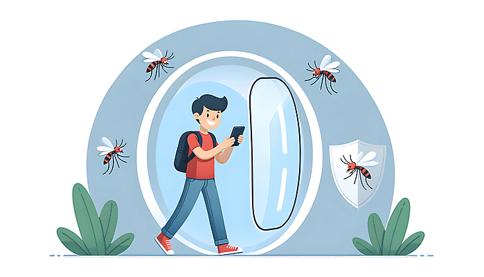 JPG 남자 일러스트 한명 들기 성인 여름 스마트폰 걷기 해충 어플리케이션 보호 디지털합성 모기 퇴치 성인남자한명만 편집소스 국내일러스트 AI일러스트 AI콘텐츠 1 계절 컨셉 모션 사람 핸드폰 스마트기기 벌레 남자한명만 성인남자만 파일형식