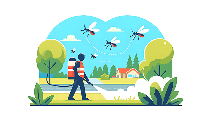 JPG 일러스트 사람모양 들기 여름 해충 뿌리기 디지털합성 모기 모기약 방역 퇴치 보건 편집소스 방역사 방역기 국내일러스트 AI일러스트 AI콘텐츠 모양 직업 계절 컨셉 의학 모션 벌레 파일형식