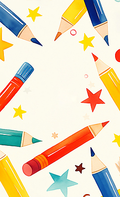 JPG 교육 일러스트 색연필 수채화 미술 사람없음 컬러풀 에듀 창의성 카피스페이스 국내일러스트 AI일러스트 AI콘텐츠 컬러 문화예술 학용품 공백 에듀케이션 파일형식