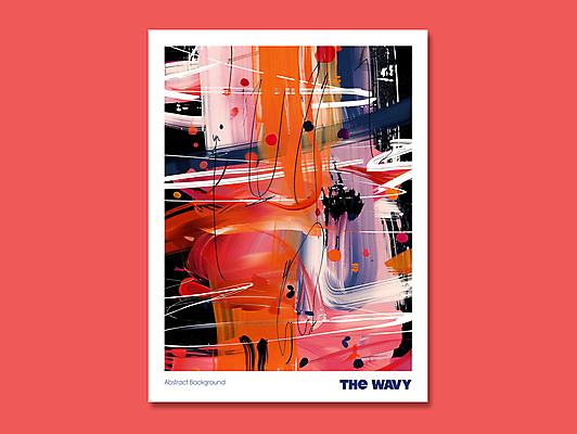 PSD 디자인 포스터 일러스트 붓터치 추상 사람없음 빨간색 물감 혼합 디지털합성 그림 질감 국내일러스트 컬러 무늬 미술도구 파일형식