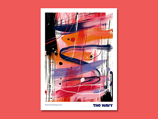 PSD 디자인 포스터 일러스트 붓터치 추상 사람없음 빨간색 물감 혼합 디지털합성 그림 질감 국내일러스트 컬러 무늬 미술도구 파일형식