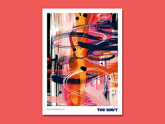 PSD 디자인 포스터 일러스트 붓터치 추상 사람없음 빨간색 물감 혼합 디지털합성 그림 질감 국내일러스트 컬러 무늬 미술도구 파일형식