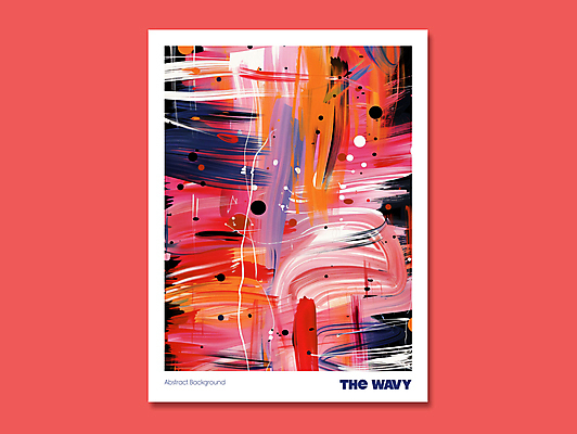 PSD 디자인 포스터 일러스트 붓터치 추상 사람없음 빨간색 물감 혼합 디지털합성 그림 질감 국내일러스트 컬러 무늬 미술도구 파일형식