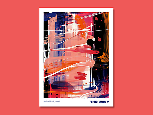 PSD 디자인 포스터 일러스트 붓터치 추상 사람없음 빨간색 물감 혼합 디지털합성 그림 질감 국내일러스트 컬러 무늬 미술도구 파일형식