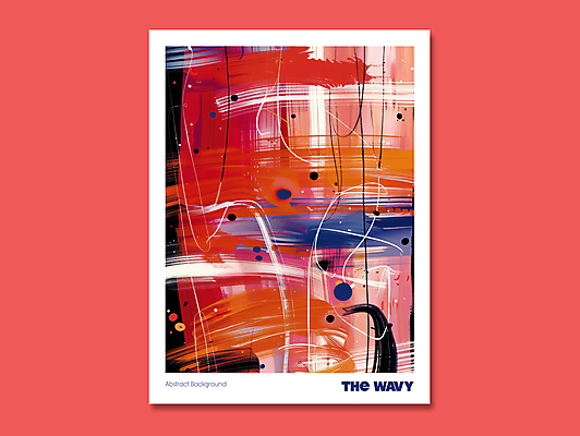 PSD 디자인 포스터 일러스트 붓터치 추상 사람없음 빨간색 물감 혼합 디지털합성 그림 질감 국내일러스트 컬러 무늬 미술도구 파일형식