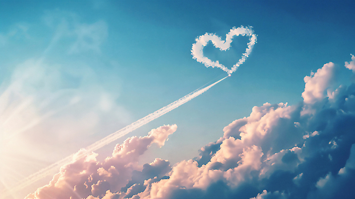 JPG 구름 편집이미지 자연 하늘 사람없음 환경 일몰 하트 디지털합성 편집실사 AI컴퓨터그래픽 AI콘텐츠 자연요소 모양 노을 CG 생태계 파일형식