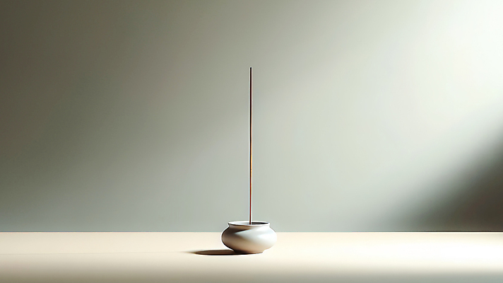 JPG 편집이미지 그림자 사람없음 빛 도자기 연기 편안함 향초 인센스스틱 편집실사 AI포토 AI콘텐츠 초 감각 CG 향 파일형식