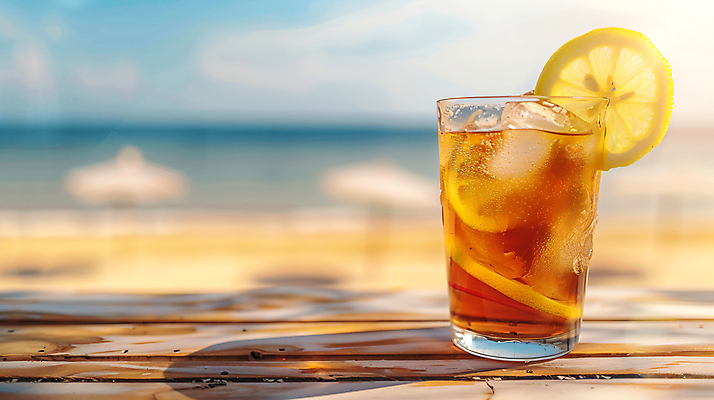 JPG 편집이미지 휴가 휴식 잔 그림자 해변 사람없음 햇빛 얼음 시원함 레몬 휴양지 슬라이스 콜라 편집실사 AI포토 AI콘텐츠 자연요소 식기 바다 컨셉 과일 태양 장소 CG 탄산음료 파일형식