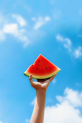 JPG 구름 편집이미지 손 조각 하늘 단면 수박 들기 신체부위 여름 수박씨 편집실사 AI인물포토 AI콘텐츠 자연요소 계절 과일 모션 씨앗 사람 CG 파일형식 AI포토