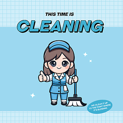 전신 캐릭터 여자 하늘색 일러스트 한명 성인 반짝임 깨끗함 청결 잡기 청소도구 청소 완료 따봉 청소부 물걸레 성인여자한명만 청소업체 일러캐릭터 AI파일 직업 1 컨셉 모션 사람 파란색 도구 최고 위생 걸레 여자한명만 성인여자만 파일형식 벡터