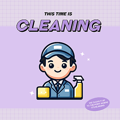 캐릭터 남자 일러스트 한명 상반신 성인 반짝임 깨끗함 보라색 청결 청소도구 청소 완료 세제 비누 분무기 청소부 성인남자한명만 청소업체 일러캐릭터 AI파일 직업 1 컬러 컨셉 모션 사람 위생용품 도구 위생 남자한명만 성인남자만 파일형식 벡터