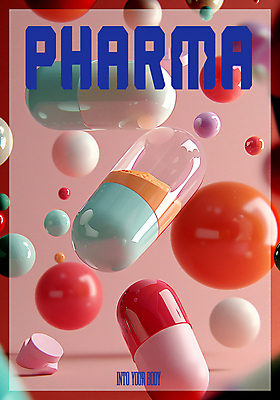 PSD 편집이미지 의학 타이포그라피 사람없음 컬러풀 알약 화려 디지털합성 치료제 편집소스 이미지편집 문자 컬러 컨셉 약 파일형식