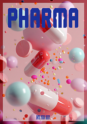 PSD 편집이미지 의학 타이포그라피 사람없음 컬러풀 알약 화려 디지털합성 치료제 편집소스 이미지편집 문자 컬러 컨셉 약 파일형식