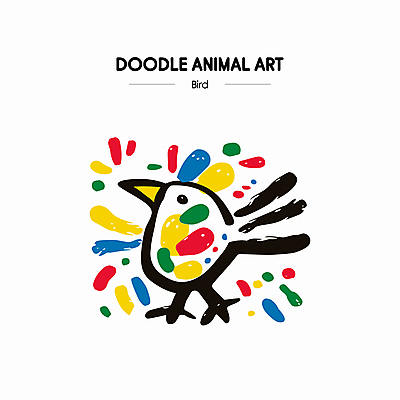 예술 선 일러스트 조류 색연필 잉크 사람없음 컬러풀 귀여움 물감 색칠 낙서 그림 크레파스 손그림 국내일러스트 AI파일 동물 컬러 컨셉 학용품 미술도구 파일형식 벡터