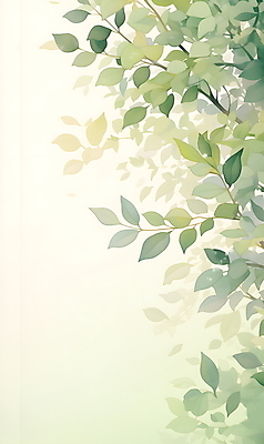 JPG 디자인 일러스트 자연 나뭇잎 수채화 사람없음 초록색 분위기 그림 카피스페이스 국내일러스트 AI일러스트 AI콘텐츠 컬러 컨셉 잎 공백 생태계 파일형식