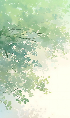 JPG 디자인 일러스트 자연 나뭇잎 수채화 사람없음 초록색 분위기 그림 카피스페이스 국내일러스트 AI일러스트 AI콘텐츠 컬러 컨셉 잎 공백 생태계 파일형식