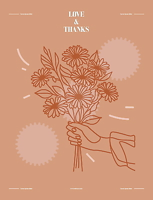 손 디자인 꽃잎 분홍색 꽃다발 일러스트 국화 사랑 들기 타이포그라피 신체부위 장식 잡기 다발 라인아트 감사 심플 손그림 국내일러스트 AI파일 문자 꽃 감정 선 컬러 모션 사람 파일형식 벡터