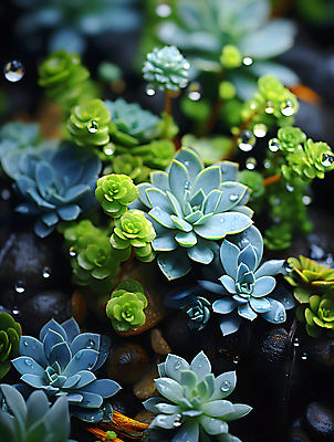 JPG 편집이미지 잎 자연 풍경 사람없음 초록색 연두색 정원 새벽 신선 덩굴 이슬 편집실사 AI포토 AI콘텐츠 자연요소 식물 컬러 CG 생태계 파일형식