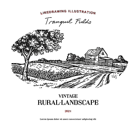 나무 일러스트 자연 주택 흑백 풍경 초원 타이포그라피 사람없음 울타리 농장 라벨 검은색 농촌 빈티지 심볼 전원생활 국내일러스트 AI파일 식물 문자 컬러 컨셉 농업 프레임 촬영기법 건물 생활 담장 시골 생태계 파일형식 벡터
