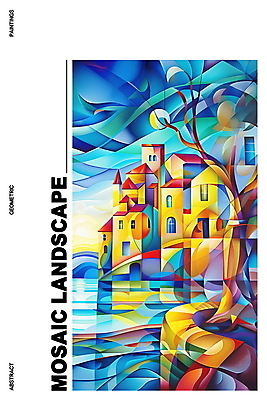 도형 PSD 나무 편집이미지 예술 추상 풍경 해변 사람없음 건물 도시 화려 디지털합성 모자이크 기하학 편집소스 이미지편집 식물 건축물 바다 컨셉 무늬 파일형식