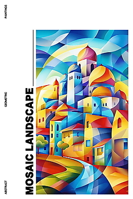 도형 PSD 편집이미지 예술 추상 풍경 사람없음 건물 도시 화려 디지털합성 모자이크 기하학 편집소스 이미지편집 건축물 컨셉 무늬 파일형식